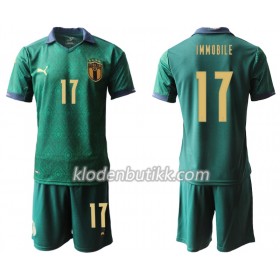 Italia Ciro Immobile 17 Barn Tredjedraktsett Euro 2020 Kortermet (+ Korte bukser)